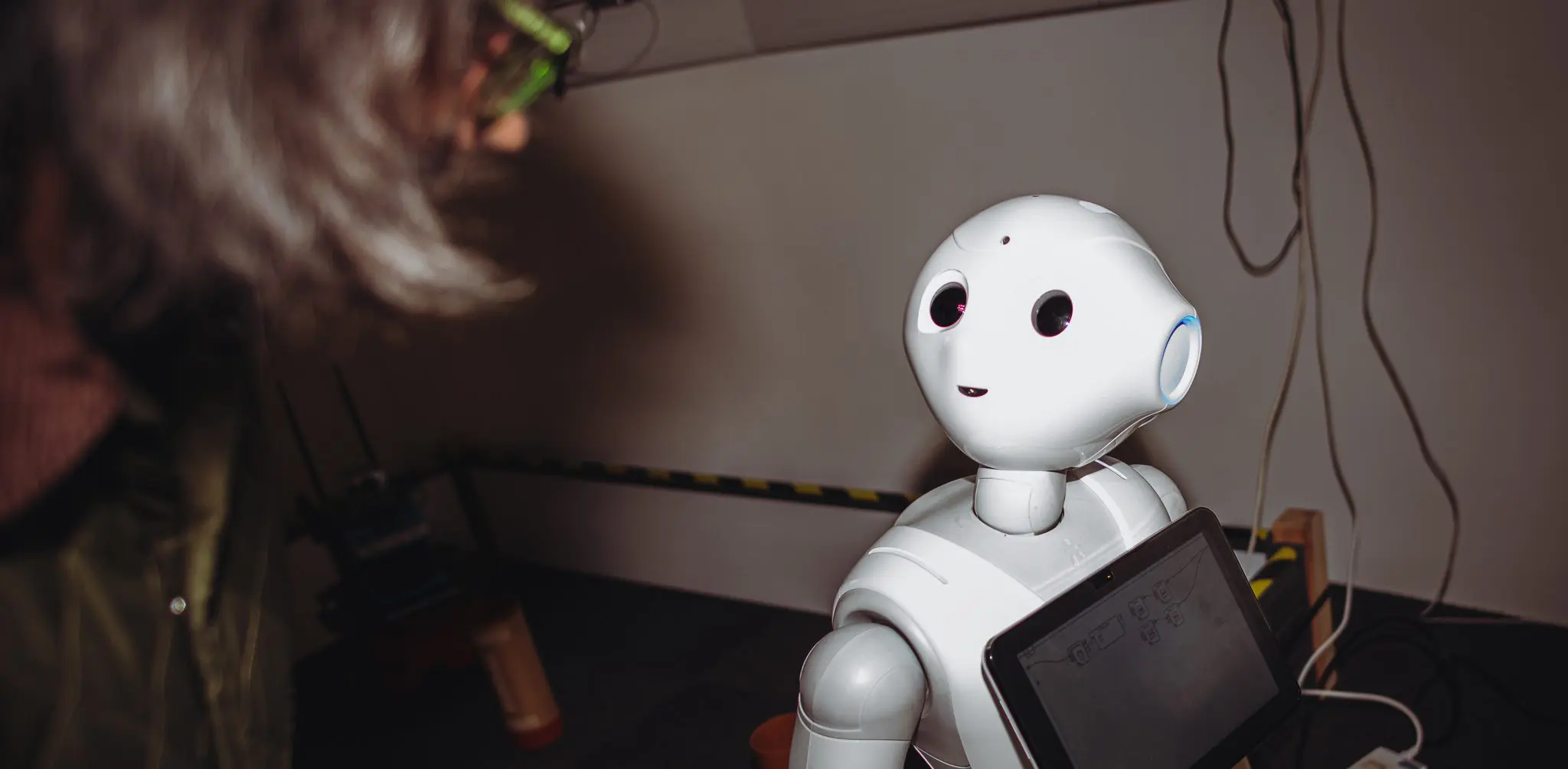 A photograph of a robot